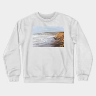 Compton Bay in Stormy Weather Crewneck Sweatshirt